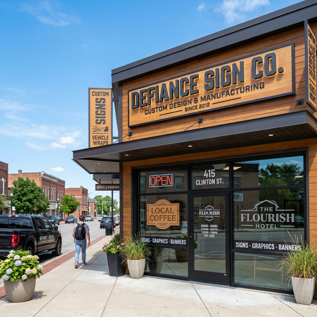 Professional signage serving Defiance, Ohio businesses