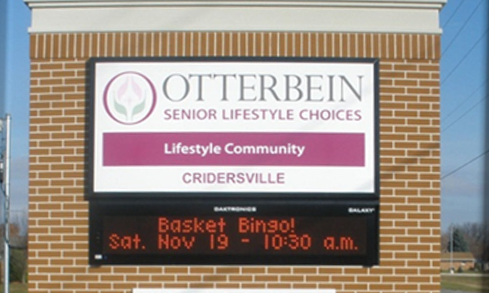 Electronic Message Boards signage examples from Sign Solutions of Ohio